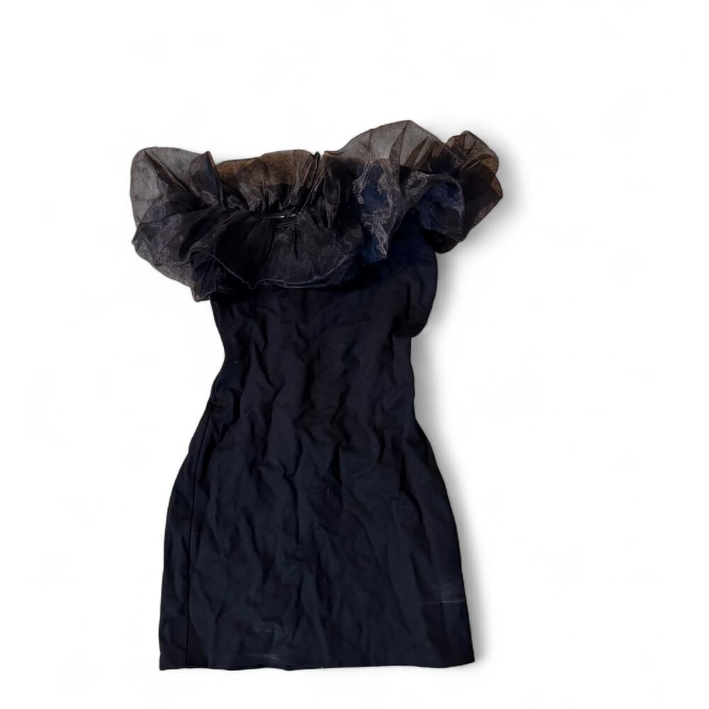 Forever-21 Women's Black and Navy Dress